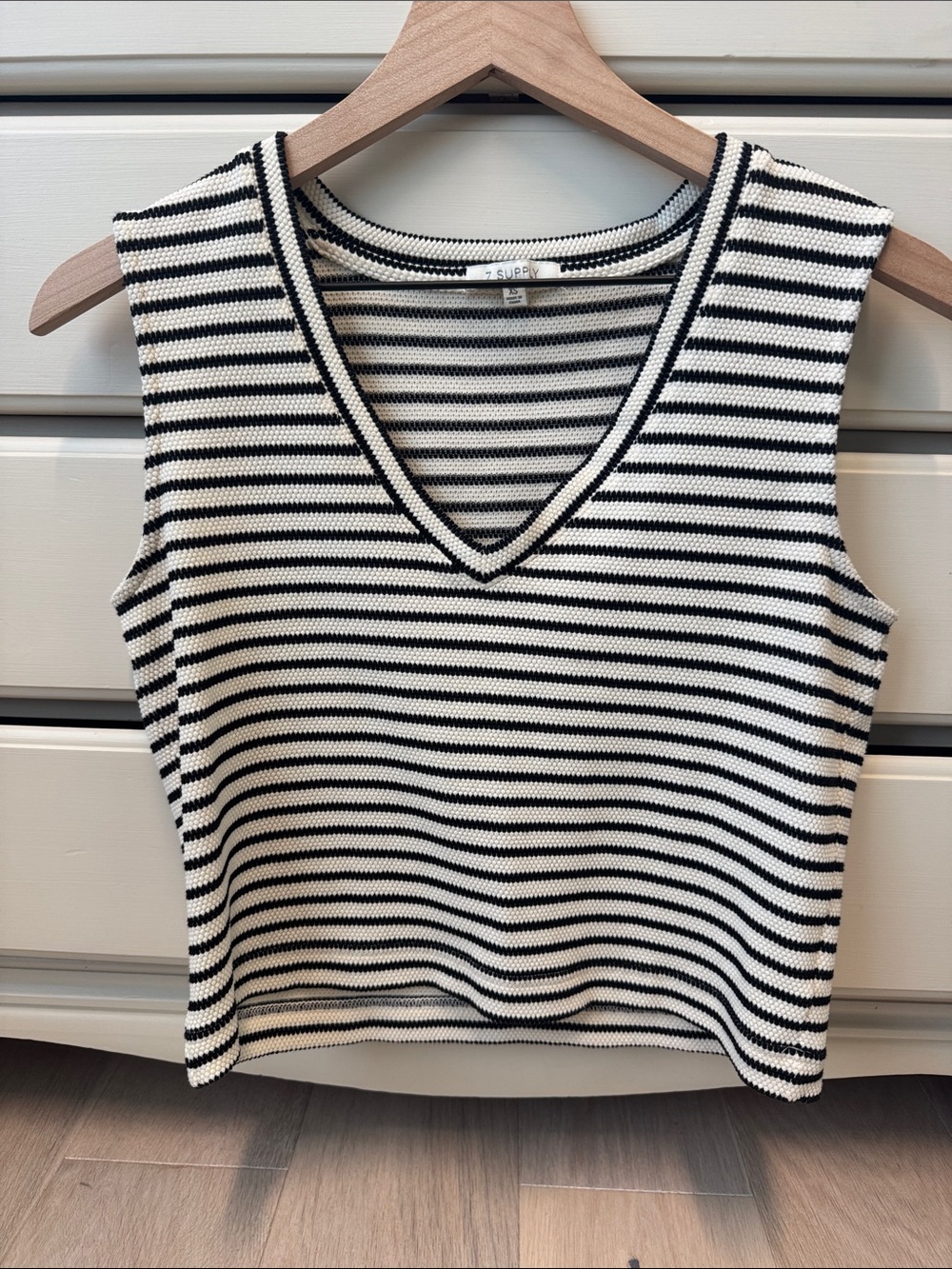 Z supply pique stripe tank